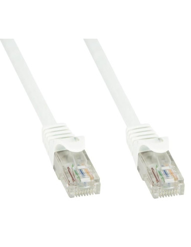 Cavo di rete Patch in CCA Cat.6 Bianco UTP 1m