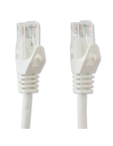 Cavo di rete Patch in CCA Cat.6 Bianco UTP 1m