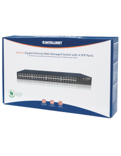 Switch Ethernet 48 Porte Gigabit Web-Managed con 4 porte SFP 2