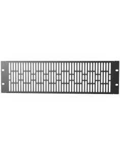 Pannello di Chiusura Ventilato 3U Nero per Rack Audio Video