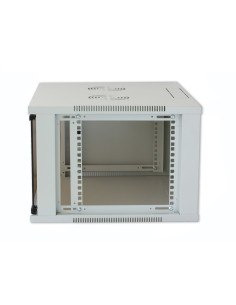 Armadio Rack 19'' a Muro 9U prof. 450 Grigio Assemblato 2