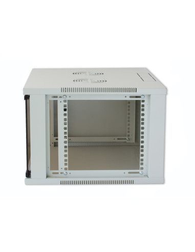 Armadio Rack 19'' a Muro 9U prof. 450 Grigio Assemblato
