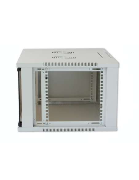 Armadio Rack 19'' a Muro 9U prof. 450 Grigio Assemblato