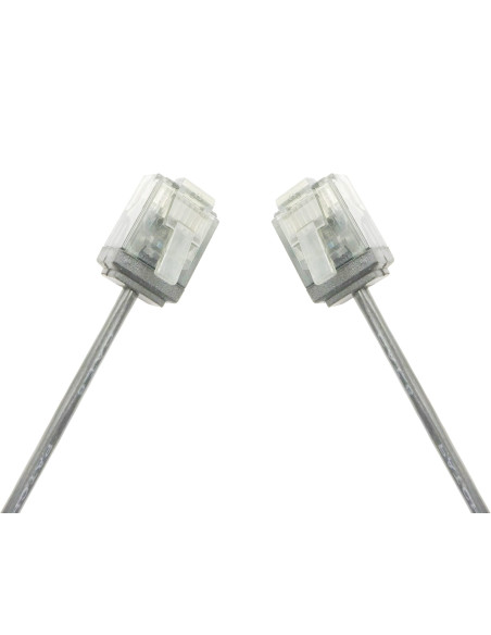 Cavo di rete Patch in Rame Ultra Slim Cat.6 Grigio UTP 0