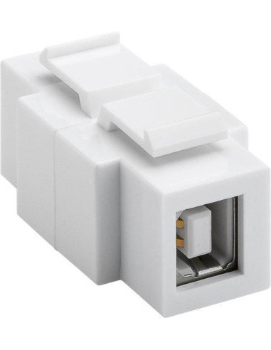 Adattatore Keystone USB2.0 A/B Installabile in Entrambi i Lati