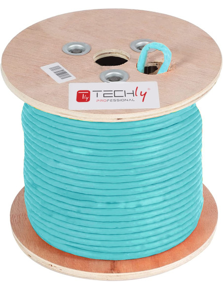 Matassa U/UTP Cavo Cat.6A Rame 305m LSZH Rigido Blu
