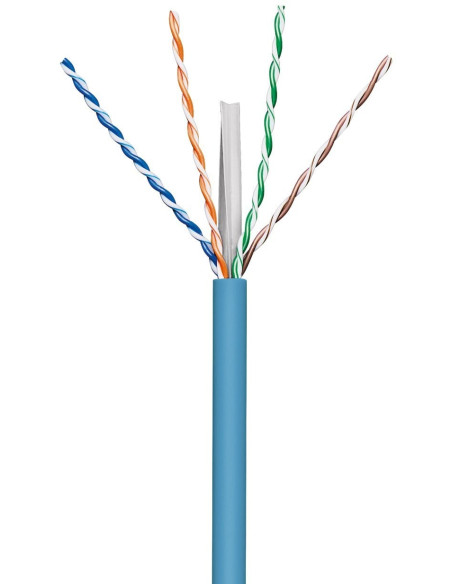 Matassa U/UTP Cavo Cat.6A Rame 305m LSZH Rigido Blu