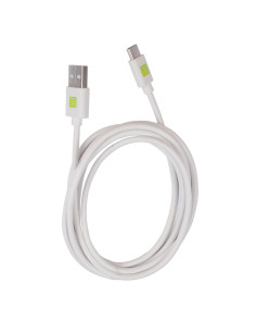 Cavo USB A Maschio 2.0 / USB-C&trade Maschio 2m Bianco 2