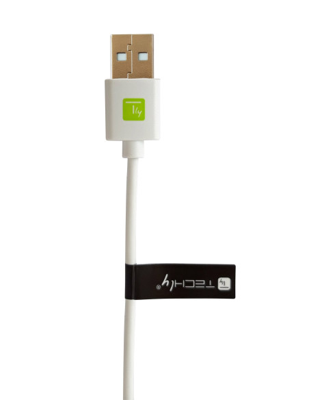 Cavo USB A Maschio 2.0 / USB-C&trade Maschio 2m Bianco