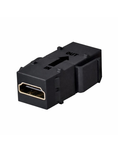 Accoppiatore Keystone HDMI&trade con Ripetitore Nero
