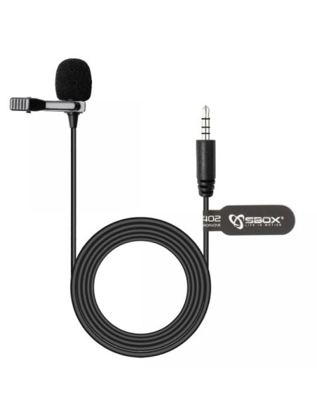 Microfono Lavalier Condensatore Omnidirezionale 3.5mm Adattatore PC