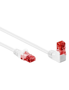 Cavo di rete Patch Connettore Angolato 90&deg CCA Cat.6 UTP 0 2