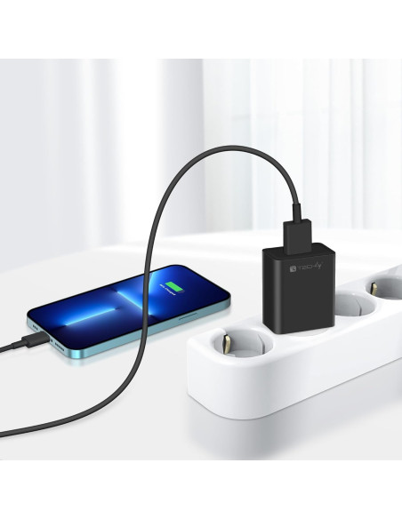 Caricatore Alimentatore USB-A da Muro 5V 2.4A per Smartphone o Tablet