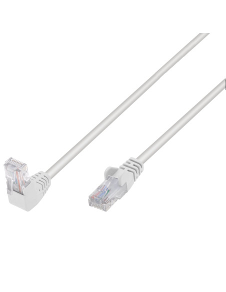 Cavo di Rete Patch Connettore Angolato 90&deg CCA Cat. 5E UTP 0