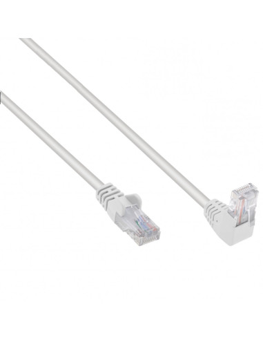 Cavo di Rete Patch Connettore Angolato 90&deg CCA Cat. 5E UTP 0