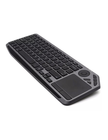 Tastiera Wireless Dual Mode Bluetooth & 2.4G per Smart TV Retroilluminata con Touchpad