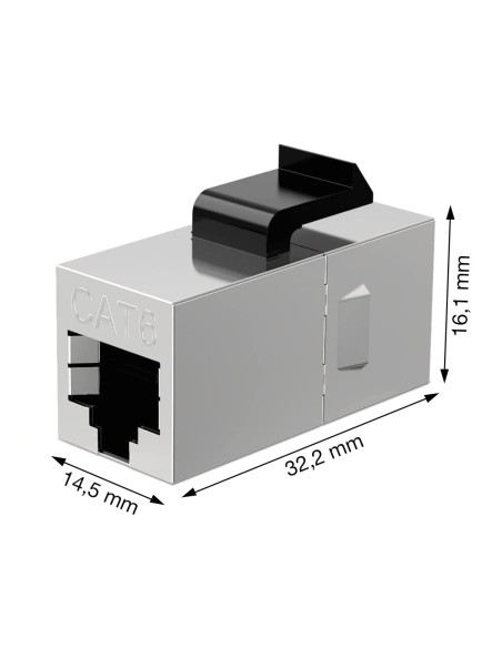 Accoppiatore di Rete Cat.6 F/F Schermato FTP
