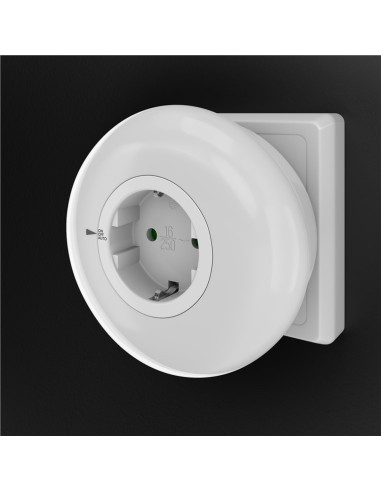 Luce Notturna a 3 LED Plug-In con Sensore Crepuscolare Bianco Freddo