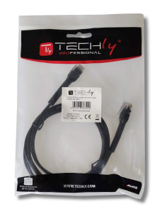 Cavo Slim Patch di Rete Pieghevole in Rame Cat.6A U/UTP 2m Nero 2