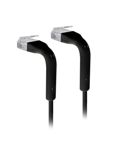 Cavo Slim Patch di Rete Pieghevole in Rame Cat.6A U/UTP 2m Nero