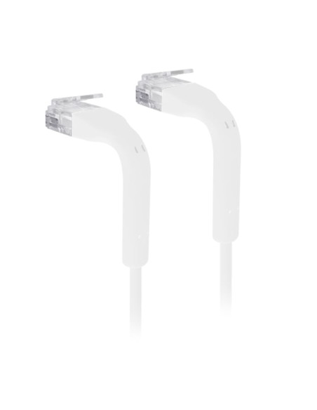 Cavo Slim Patch di Rete Pieghevole in Rame Cat.6A U/UTP 5m Bianco