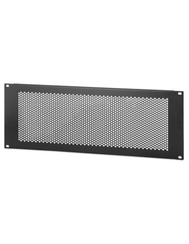 Pannello Cieco Ventilato per Armadi Rack 19'' 4U Nero