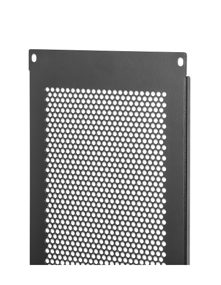 Pannello Cieco Ventilato per Armadi Rack 19'' 4U Nero