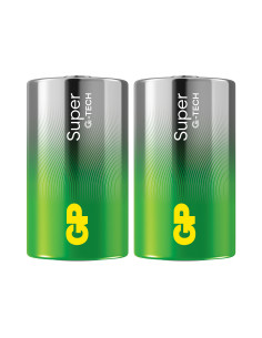 Confezione 2 Batterie GP Super Alcalina Torcia D 13A/LR20 2