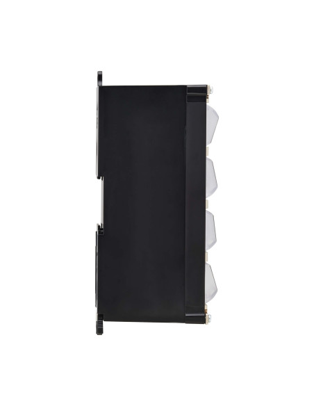Pannello Patch Keystone 8 porte per Guida DIN e Montaggio a Parete con Messa a Terra