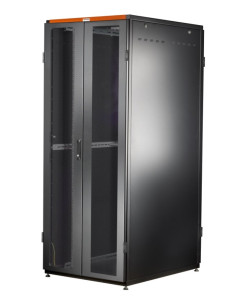Armadio Server Rack NextGen 1000 19'' 800x1000 27U Nero Doppia Porta Grigliata