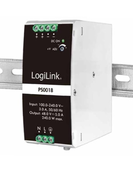 Alimentatore su Guida DIN 48V 5A 240W