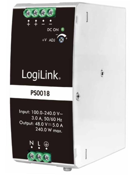 Alimentatore su Guida DIN 48V 5A 240W