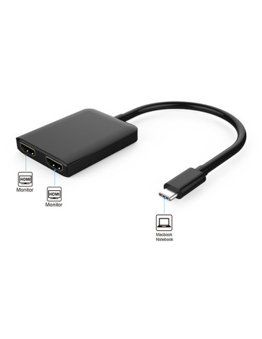Adattatore Convertitore USB-C&trade a 2x HDMI 4K