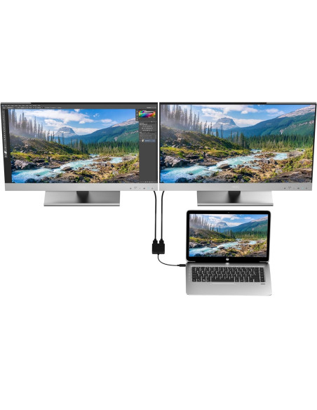 Adattatore Convertitore USB-C&trade a 2x HDMI 4K
