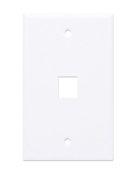 Placca Porta Frutti 1 Posto Mod.503 Bianco