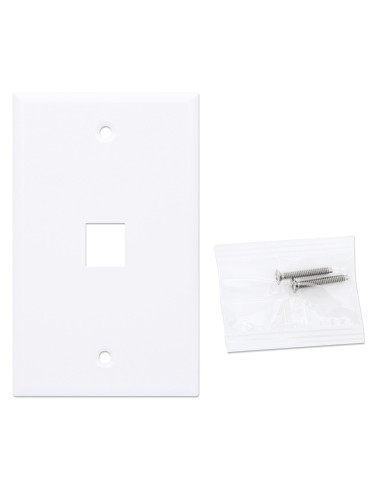 Placca Porta Frutti 1 Posto Mod.503 Bianco