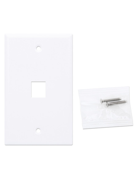 Placca Porta Frutti 1 Posto Mod.503 Bianco