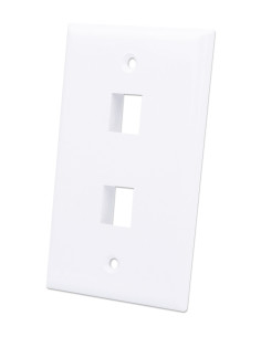 Placca Porta Frutti 2 Posti Mod.503 Bianco