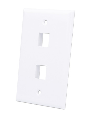 Placca Porta Frutti 2 Posti Mod.503 Bianco