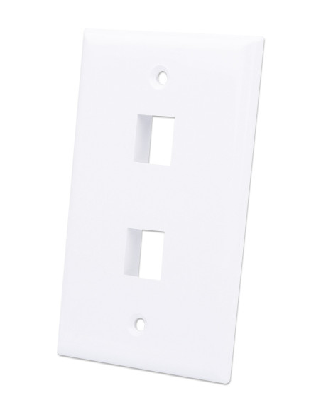 Placca Porta Frutti 2 Posti Mod.503 Bianco