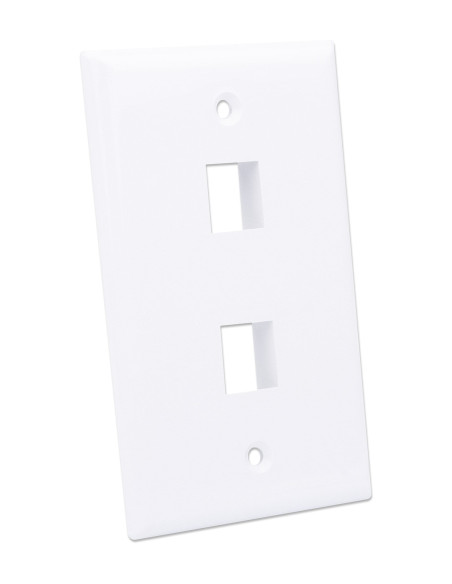 Placca Porta Frutti 2 Posti Mod.503 Bianco
