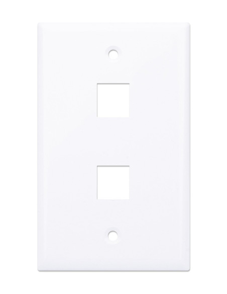 Placca Porta Frutti 2 Posti Mod.503 Bianco