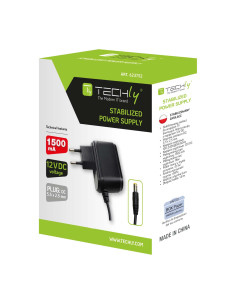 Alimentatore Stabilizzato 12V 1500mA Plug 5.5 x 2.5 mm Nero 2