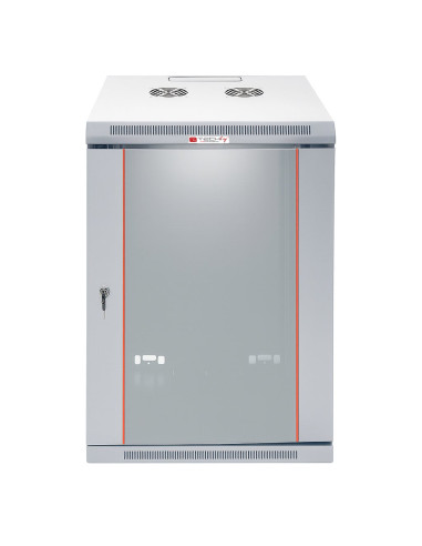 Armadio Rack 19'' a muro 15 unit&agrave sezione unica prof. 600 mm Grigio