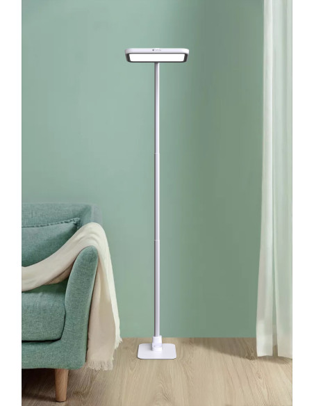 Lampada LED da Pavimento Ricaricabile con Altezza Regolabile