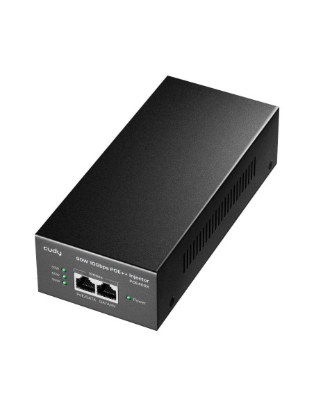 Iniettore Gigabit PoE/PoE+/PoE++ da 90W 10G fino a 90 m