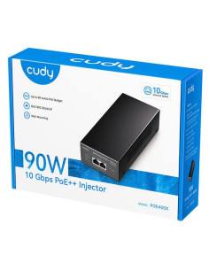 Iniettore Gigabit PoE/PoE+/PoE++ da 90W 10G fino a 90 m 2
