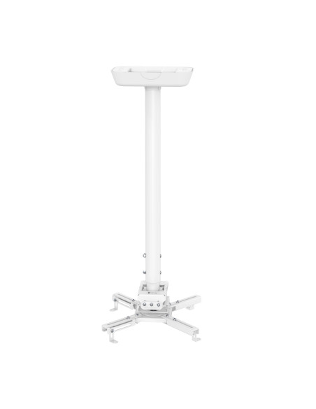 Supporto Universale a Soffitto per Proiettori Estensione 735-1135 mm Bianco