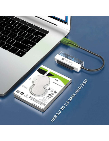 Adattatore USB-C&trade USB-A 2 in 1 a SATA 2.5''