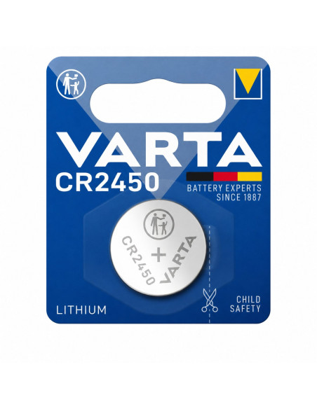 Batteria a bottone Litio CR2450 (blister 1 pz)